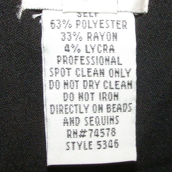 new CACHE Skirt, 30" Waist, Beaded waist, Back zip, Black, Mini, Lined - Picture 10 of 12